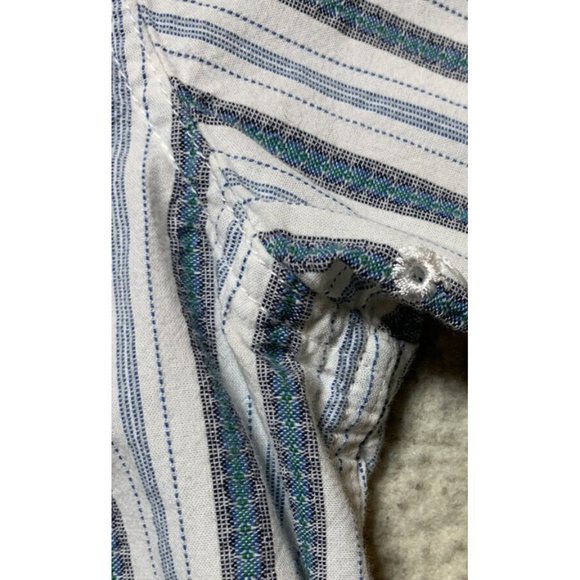 Mens The North Face Short Sleeve Button Up Striped Shirt XL A5 Series - Picture 9 of 11